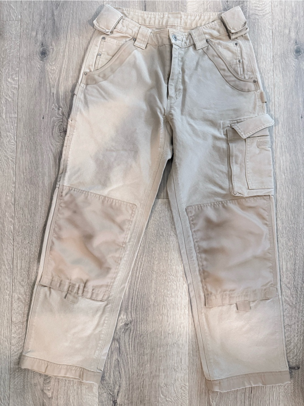 Duluth Trading Co Tan Cargo Work Pants